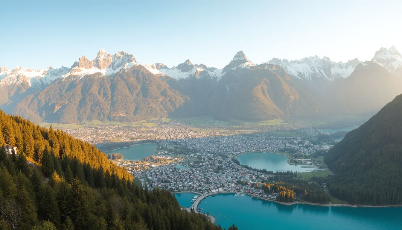 Graphic representation of Switzerland