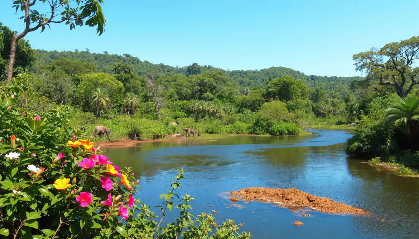 Graphic representation of Gabon