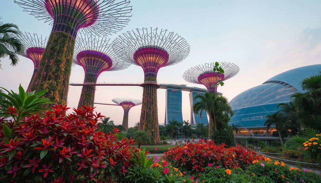 Graphic representation of Singapore